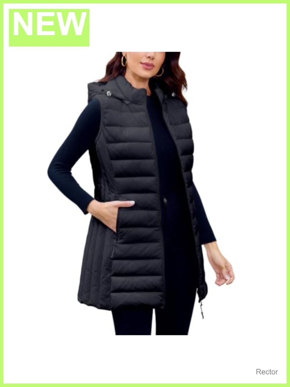 Ultra-Thin Lightweight Packable Puffer Vest with Pockets Sleeveless